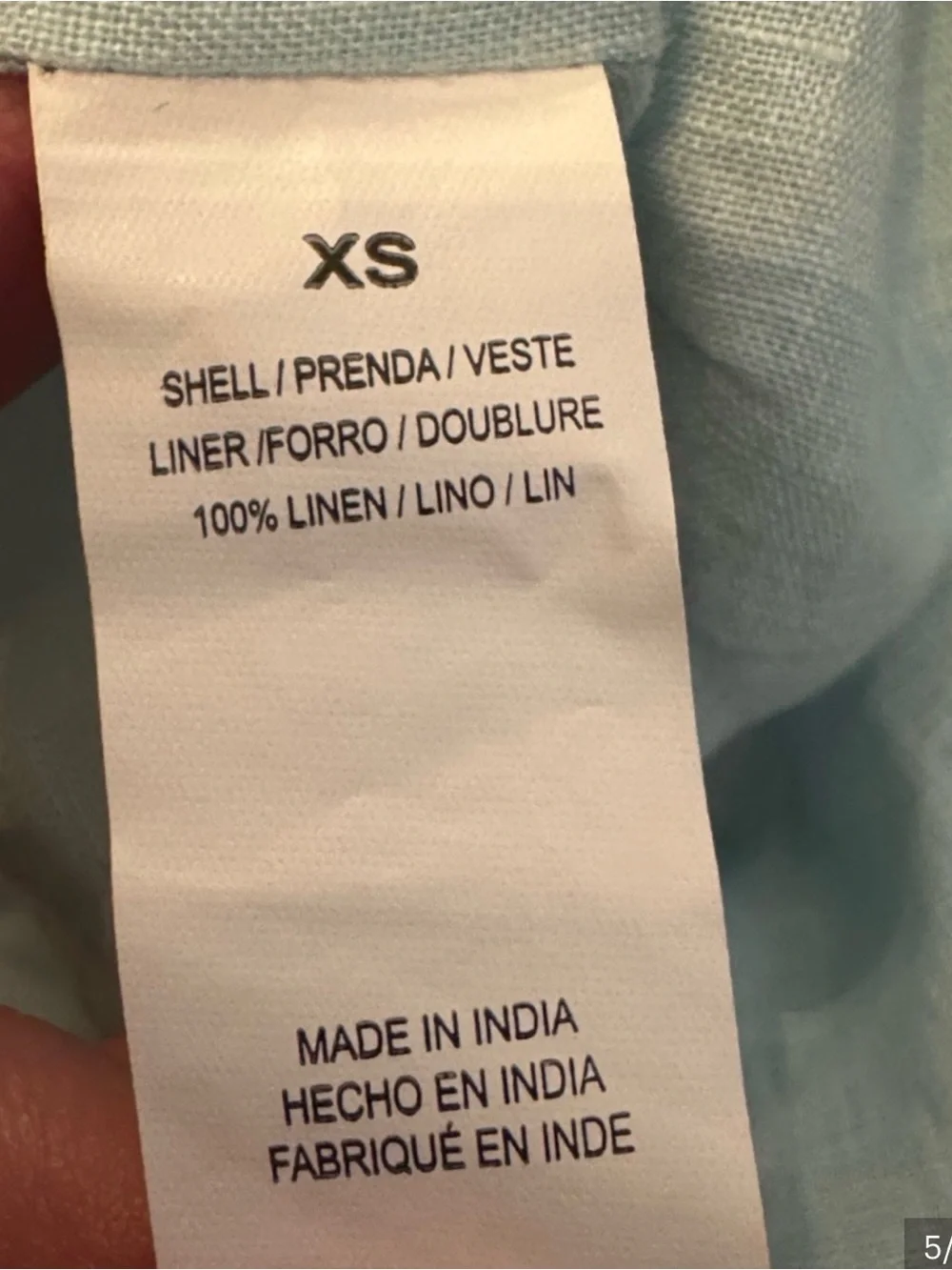 Vitamin A Sky EcoLinen Tallows Top & Short Matching Set Size extra small